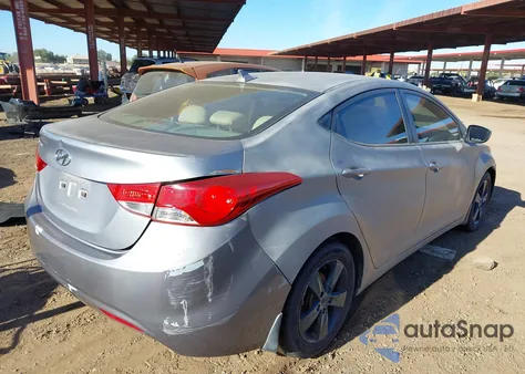 2013 Hyundai Elantra Gls from USA, damaged, VIN 5NPDH4AEXDH420059